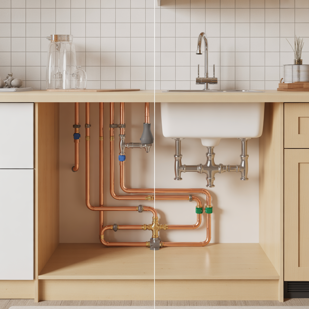 pex eller kopparror i tappvatten jamforelse och val